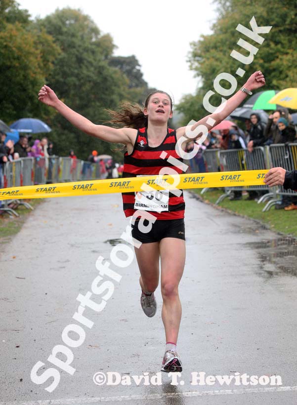 Herne Hill victory in the under-15 girls ERRA National Athletes Road Relay. Photo: David T. Hewitson/Sports for All Pics